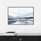 Far Away Land I (Mountains) by Eva Watts Canvas Wall Art Print Framed